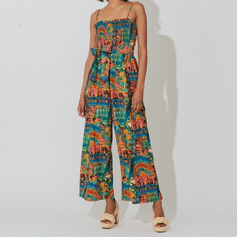 CLEOBELLA Sefina Jumpsuit 100% Cotton Multicolor print